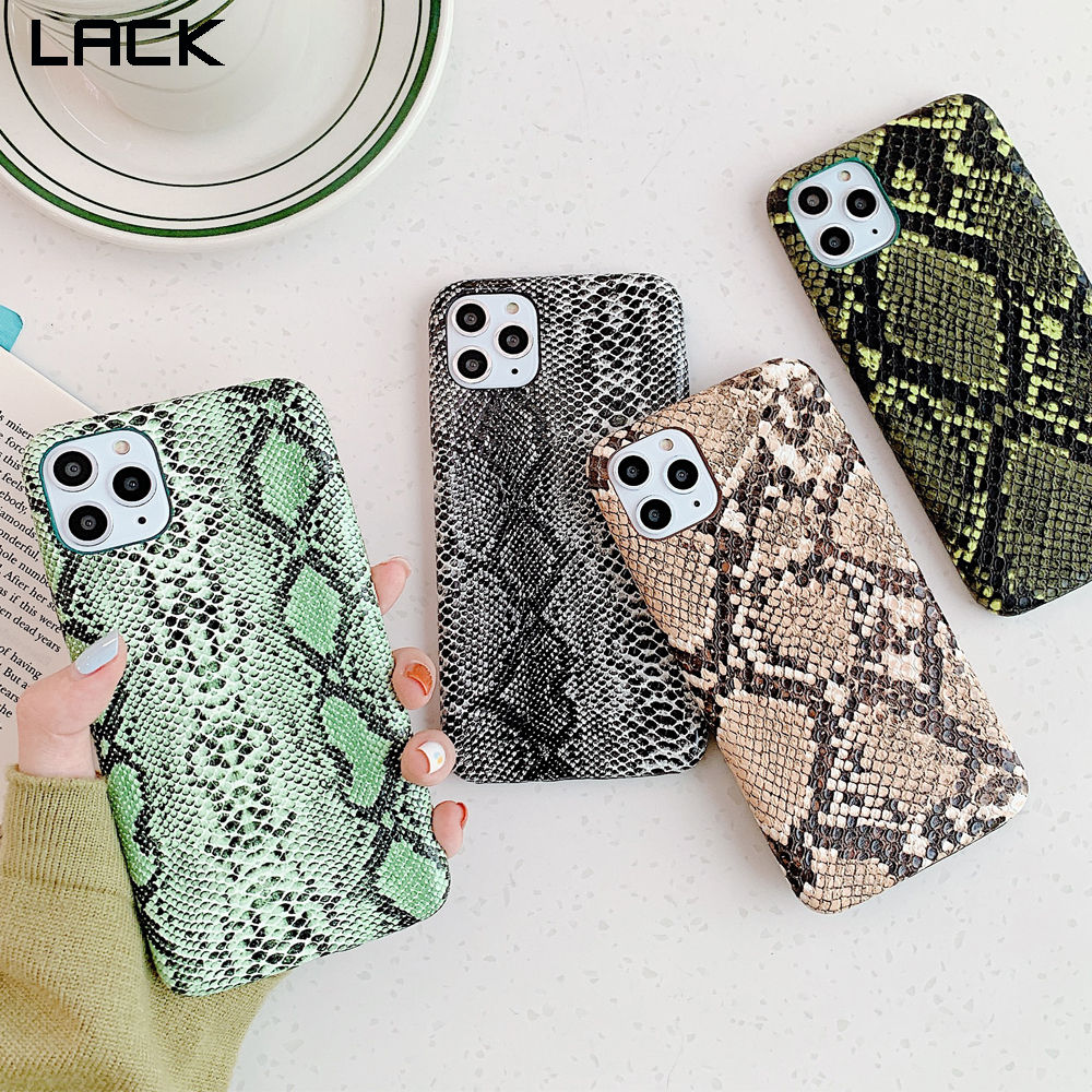 LACK Snake Skin PU Leather Cases for Iphone 12 12mini 11Pro Max 7 8 Plus X XS X
