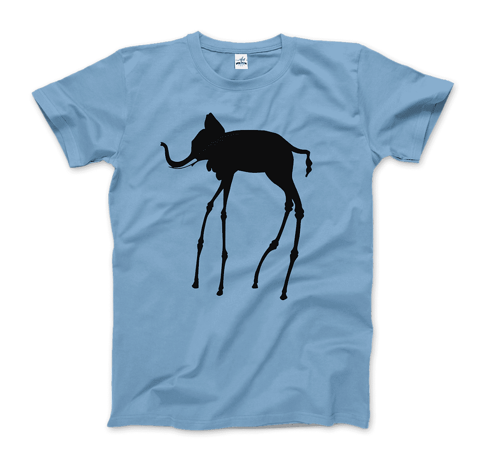 Thumbnail: Salvador Dali the Elephants 1948 Artwork T-Shirt
