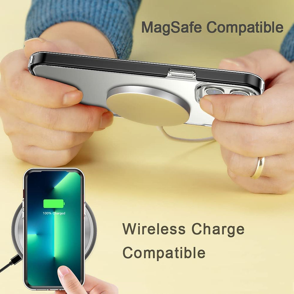 Thumbnail: Compatible for iPhone 13 Pro Case 6.1 Inch, with [2 x Tempered Glass Screen Pro