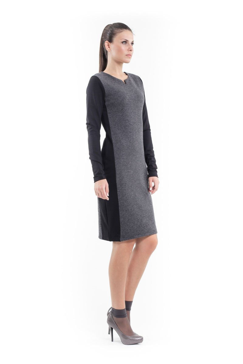 Thumbnail: Wool Blend Straight Dress