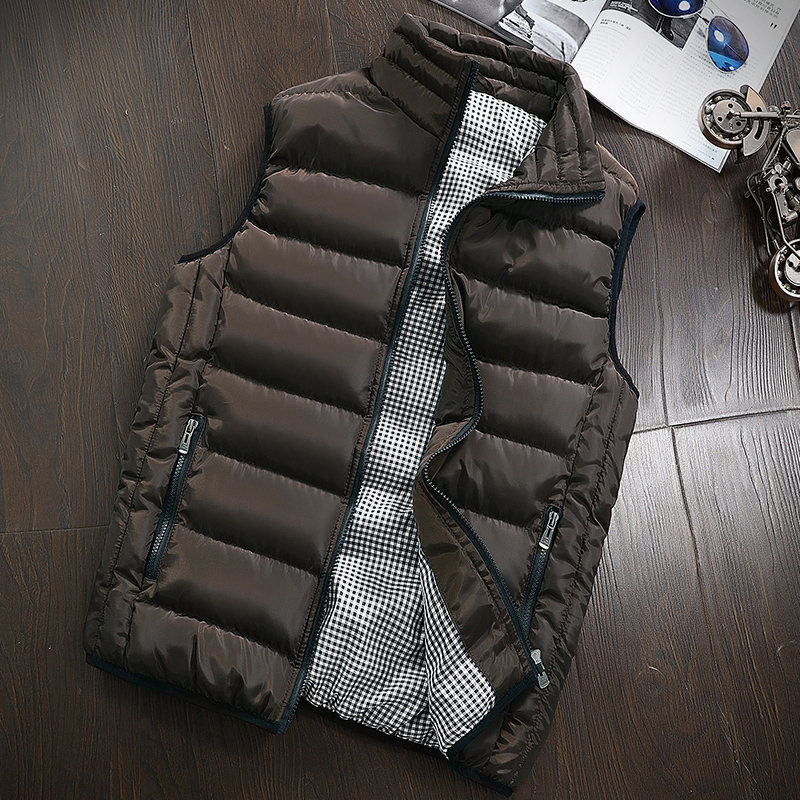 Thumbnail: Vest Men New Stylish Autumn Vests Spring Warm Sleeveless Jacket