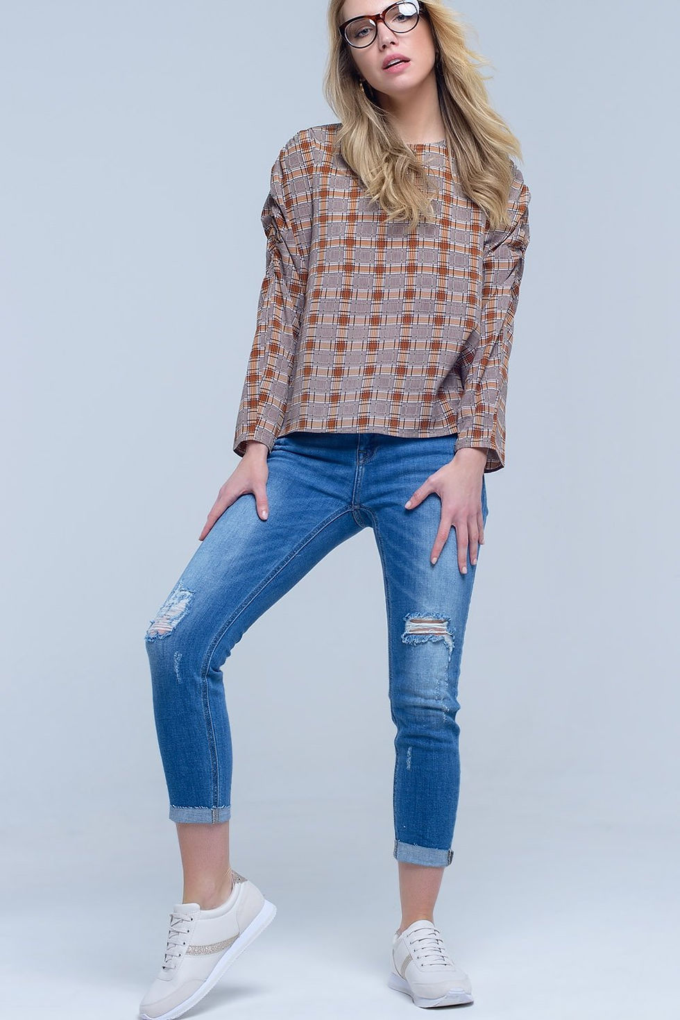 Thumbnail: Jean Skinny With Rips on the Legs