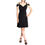 Thumbnail: Evanese Women's Elegant Slip on a Line Short Cocktail Dress With Shoulder Bands