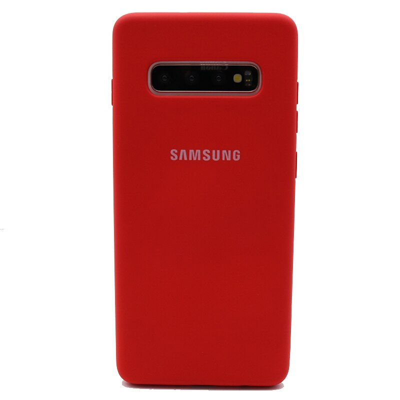 섬네일: For Samsung Galaxy S10 S10 Plus S10 E Case Soft Liquid Silicone Shockproof Soft