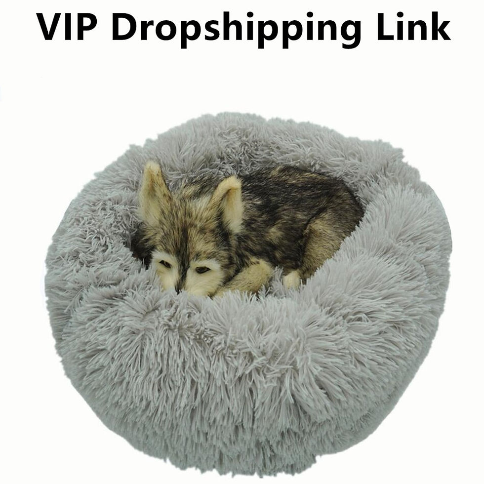 Thumbnail: Pet Dog Bed for Large Big Small Cat House Round Plush Mat Sofa