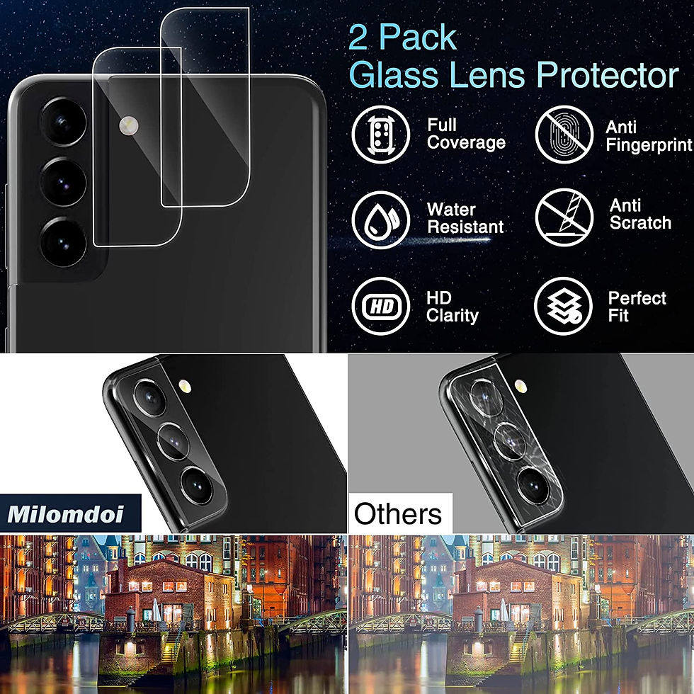 Miniatura: Designed for Samsung Galaxy S22 5G Screen Protector, 3 Pack Tempered Glass with