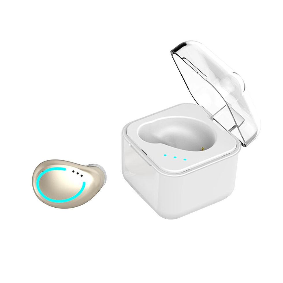 Thumbnail: Wireless Stereo Earbud Single Blutooth Ear Phone Universal Mobile Phone Headset