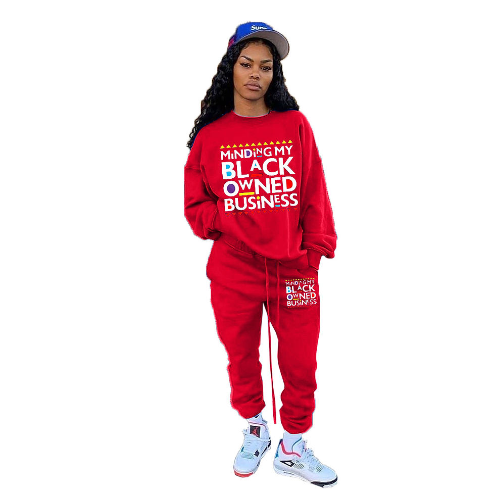 Thumbnail: Sweat Suit Women Letter Silk Screen Printing Jogging Suits