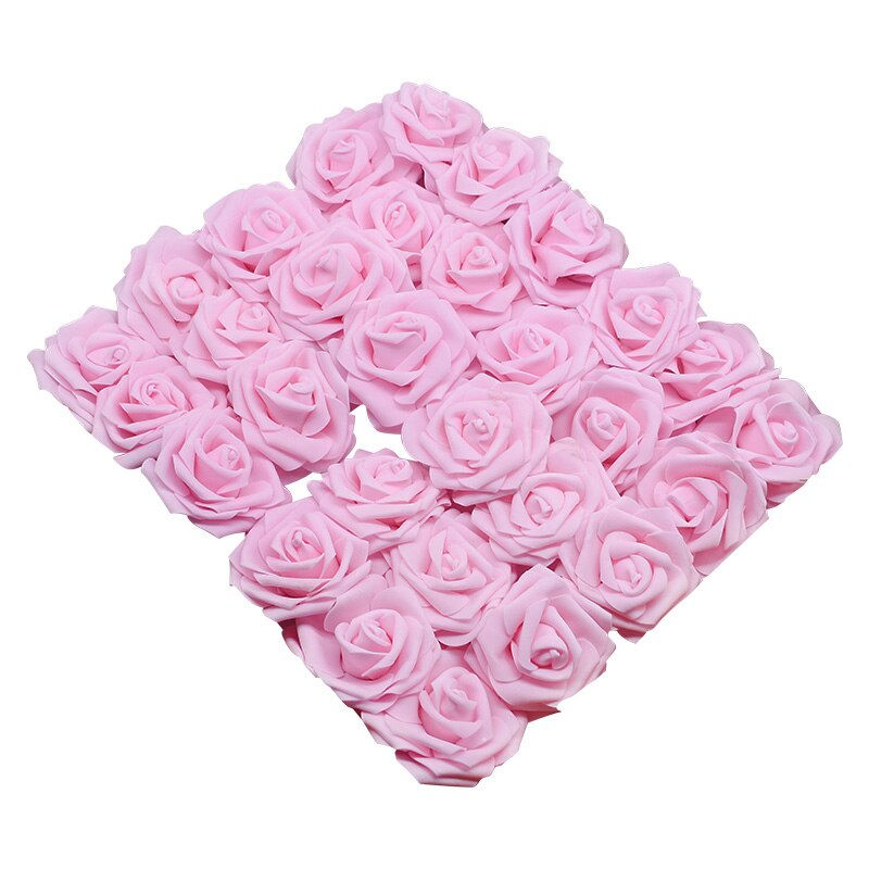 Thumbnail: 10/20/30Pcs 8CM PE Foam Rose Flowers Head