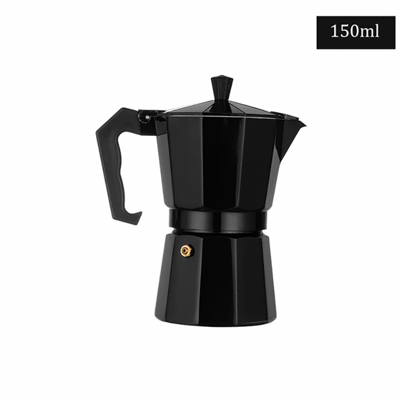 Thumbnail: Aluminum Mocha Coffee Pot Italian Coffee Maker Portable Coffee Kettle Kitchen
