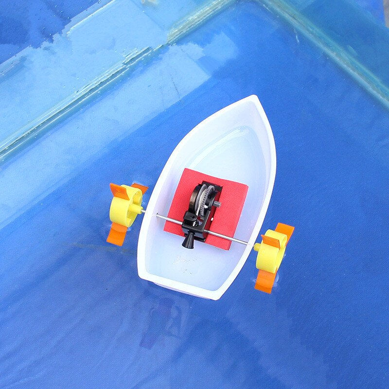 Thumbnail: Science Experiments Toys Handmade Paddle Wheel Ferry Wheel Boat Ship DIY
