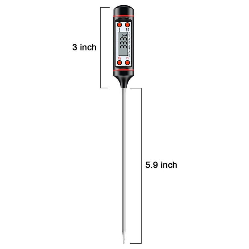 Miniatiūra: Digital Thermometer Sensor Probe for Meat Water Milk BBQ