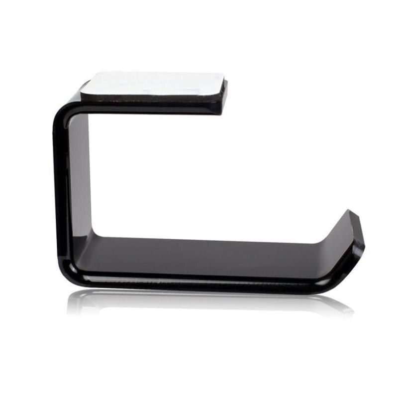 Thumbnail: 1PC Sticker Acrylic Headphone Bracket Hanger Under Display Mounted Sticky