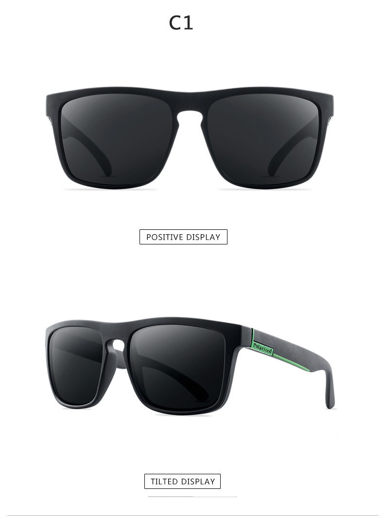 Thumbnail: Sun Glasses Polarized Sunglasses Men Classic Design Mirror Fashion Square