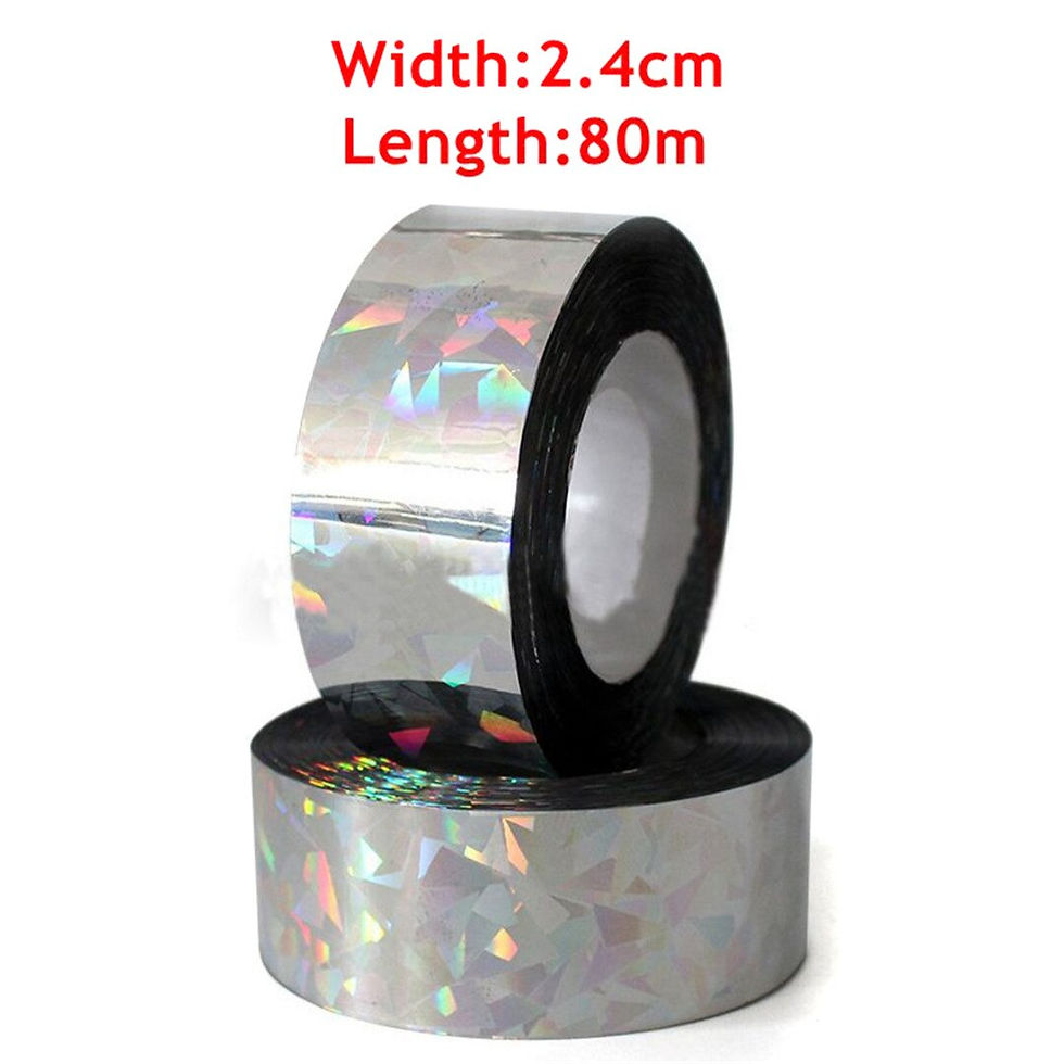 Thumbnail: 80M Flash Reflective Bird Scare Tape Audible Repellent Fox Pigeons Repeller
