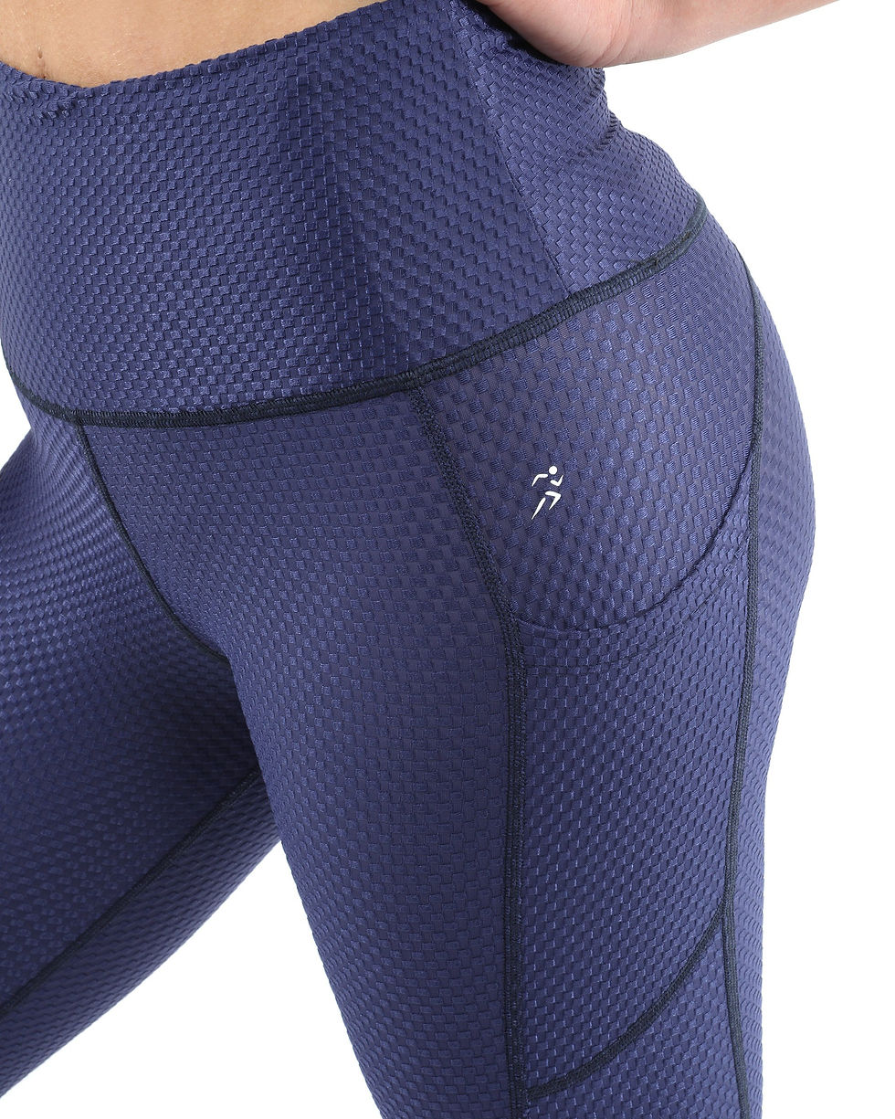 Thumbnail: Venice Activewear Leggings - Navy [MADE IN ITALY]
