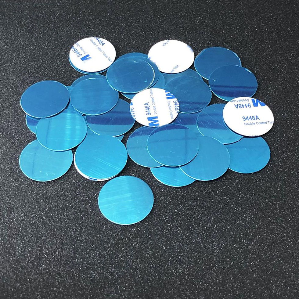 Thumbnail: 30x0.3mm Sticker Metal Plate Disk Iron Sheet for Magnet Mobile Phone Holder