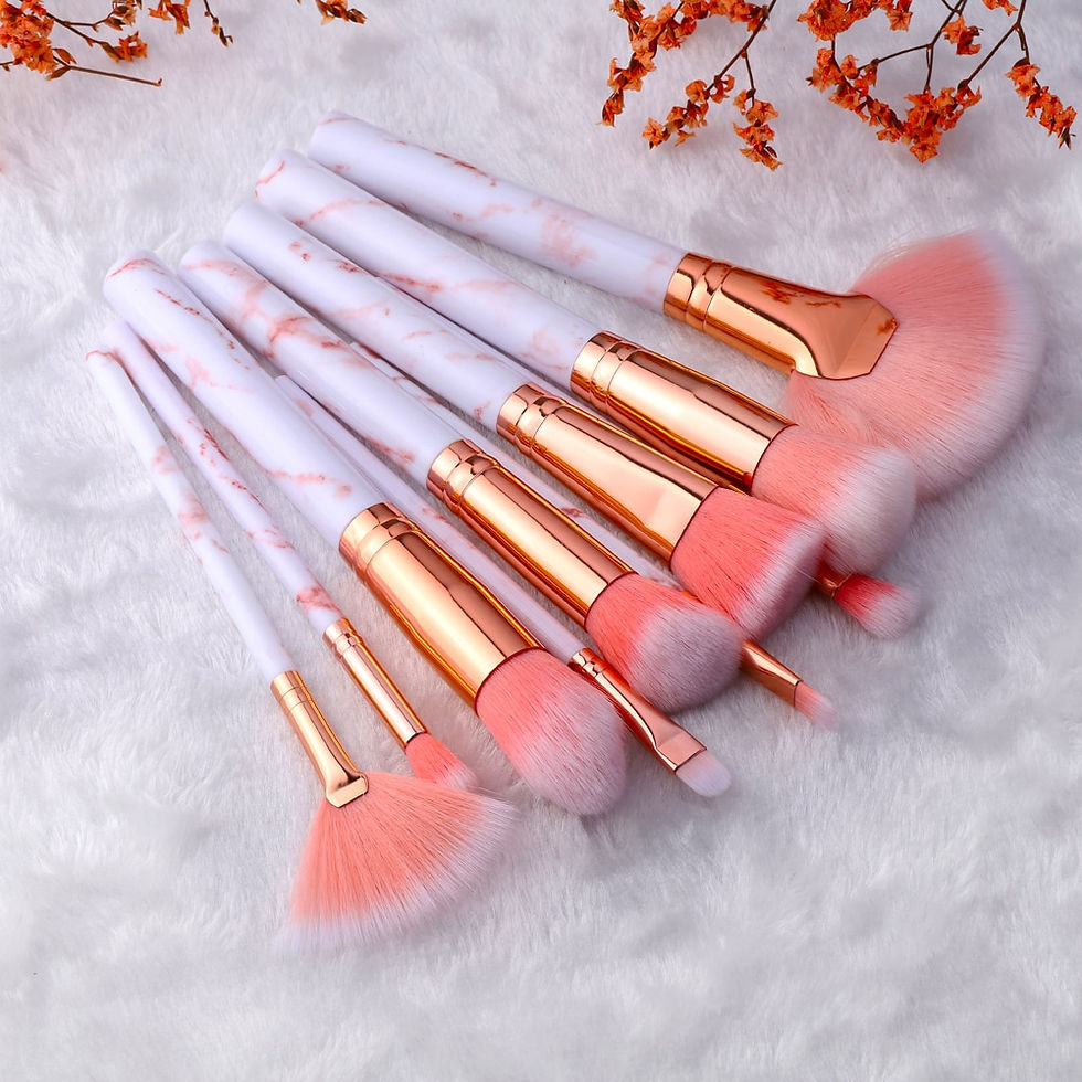 Thumbnail: 15Pcs Makeup Brushes Tool Set Cosmetic Powder Eye Shadow Foundation Blush