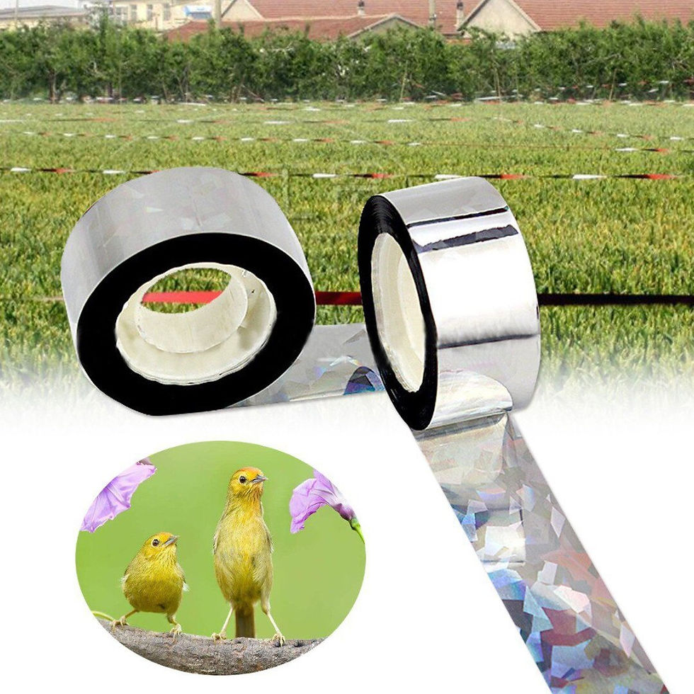 Thumbnail: 80M Flash Reflective Bird Scare Tape Audible Repellent Fox Pigeons Repeller