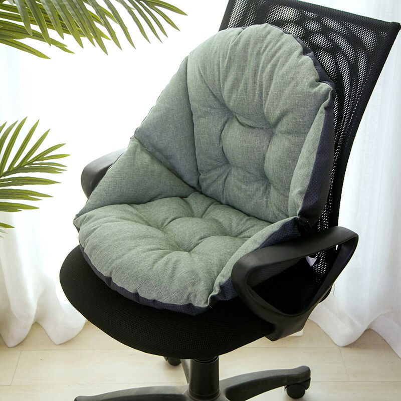 Thumbnail: Student Linen Upholstery Thick Warm Seat Cushion Office Waist