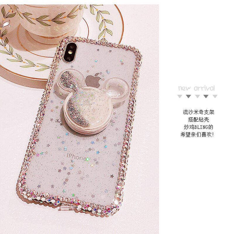 Thumbnail: Bling Glitter Quicksand Soft Silicone Case Iphone 6 7 8 Plus X XS XR MAX 11 Pro