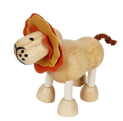 Thumbnail: Wooden Cutely Animals Doll Small Emulation Animal Models