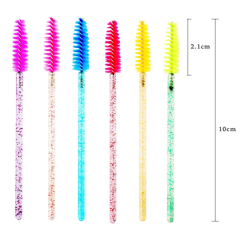 Thumbnail: QSTY 50Pcs Eyelash Brushes Makeup Brushes Disposable Mascara Wands Applicator