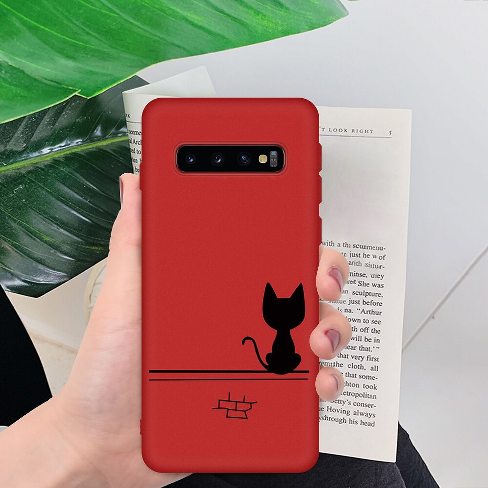 Thumbnail: Love Cartoon Patterned Phone Cover for Samsung S20 FE S21+ S20Plus TPU Soft