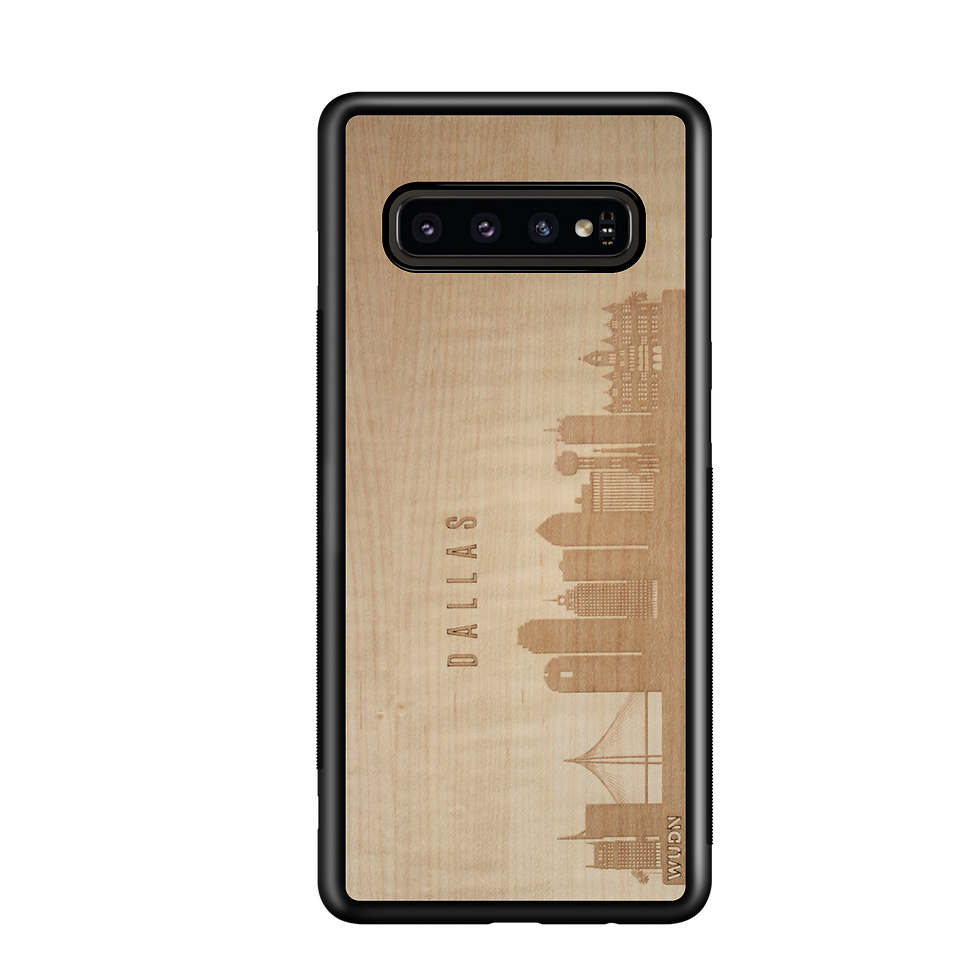Thumbnail: CityScape Wooden Phone Case (Dallas TX Skyline)