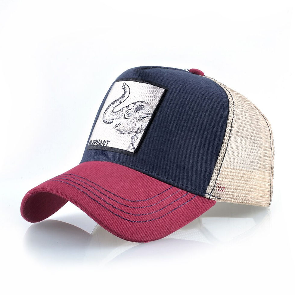 Thumbnail: Hip Hop Baseball Cap for Men and Women Snapback Solid Color Trucker Caps