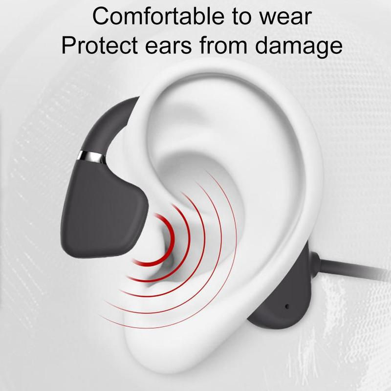 Thumbnail: Bluetooth 5.0 Open Ear Wireless Sports Headphone Surround for Running HD Bone