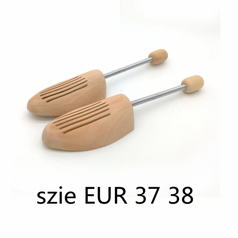 Thumbnail: Wooden Shoe Tree High-Grade Spring Shoes Adjustable Support Shoe Shaped