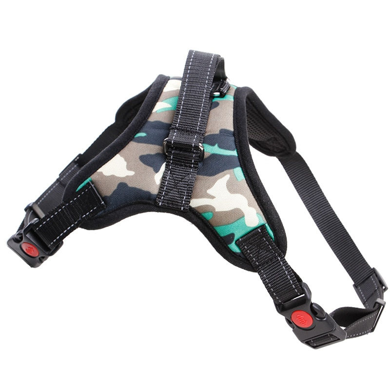 Thumbnail: Nylon Heavy Duty Dog Pet Harness Collar Adjustable Padded