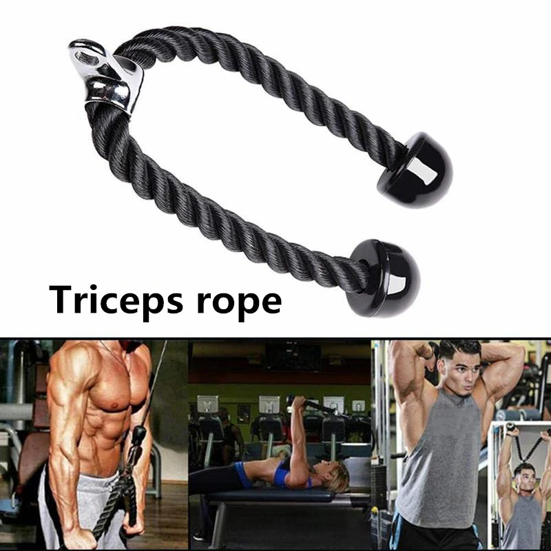 Thumbnail: Fitness DIY Pulley Cable Machine Attachment System Arm Biceps Triceps Blaster