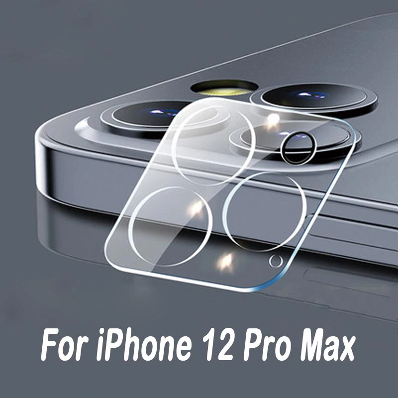 Thumbnail: 3-1pcs Camera Protection Glass for iPhone 12 Pro Max Mini Screen Protector