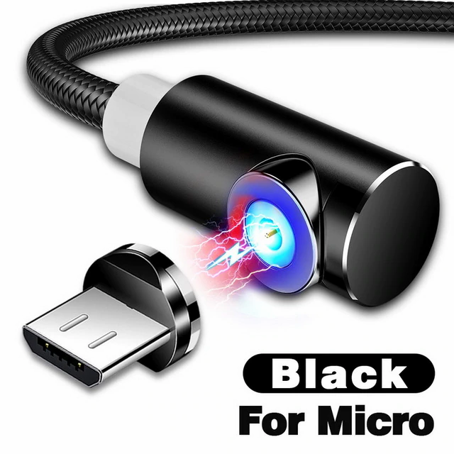 Thumbnail: Magnetic Cable Micro USB Type C Charger for Android Phones Fast Charging Magnet