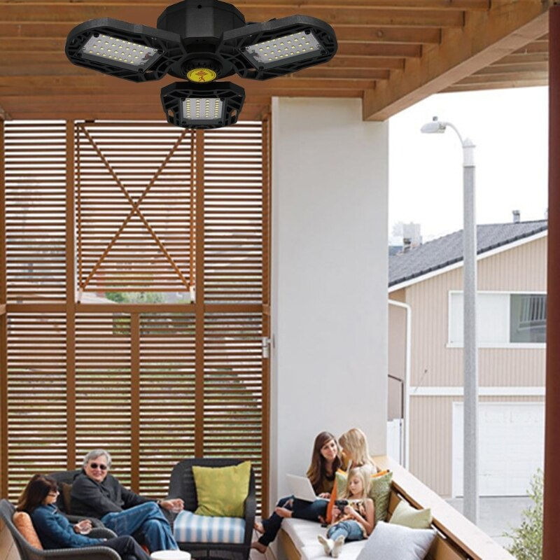 Thumbnail: LED Garage Light 60W Deformable LED Garage Ceiling Light With 3 Adjustable Panel