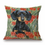 Thumbnail: Fashion Colorful Dog Printed Cushion Cover Home Dachshund Decorative Sofa Coffee