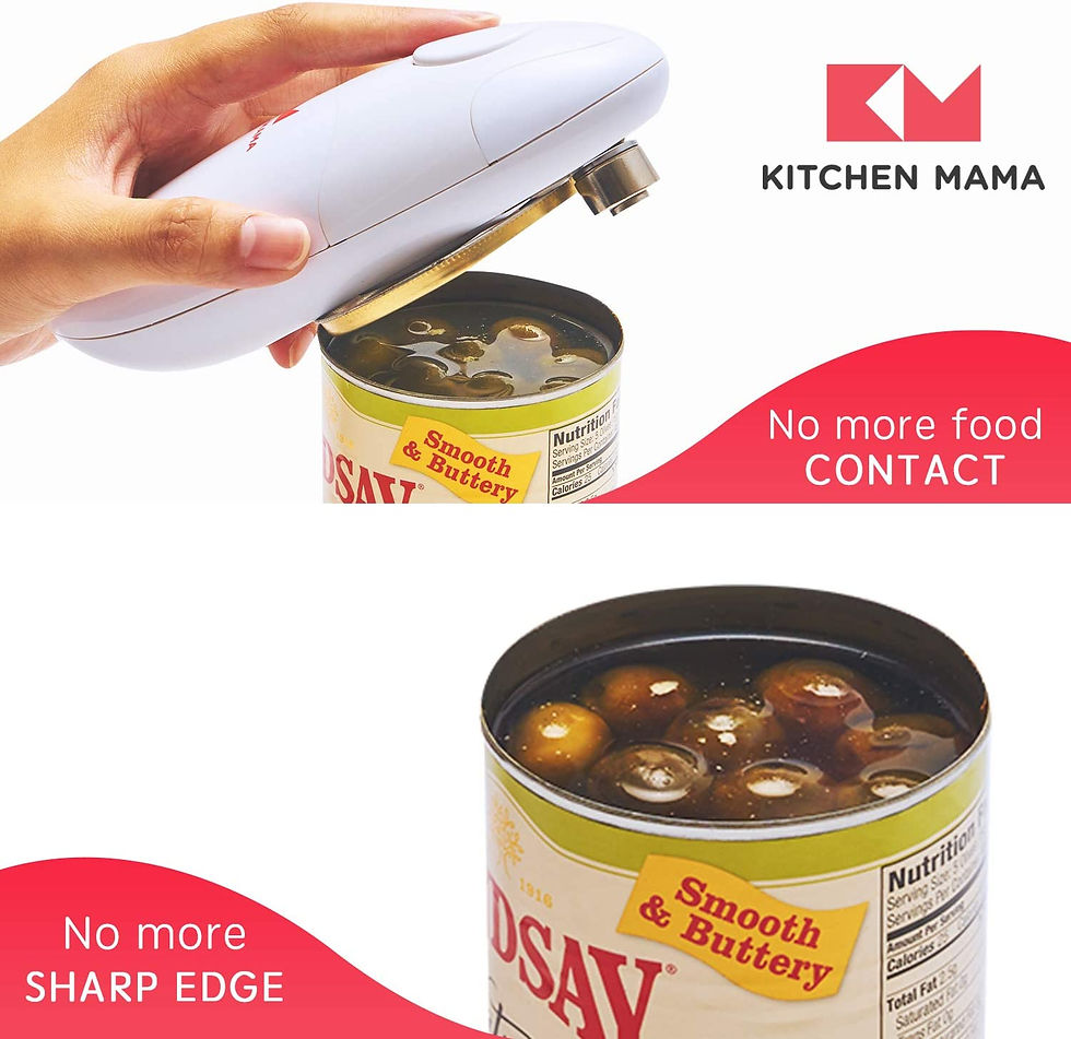 Thumbnail: Kitchen Mama Electric Can Opener: Open Your Cans with A Simple Push of Button -