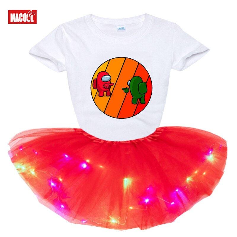 Thumbnail: 2 Pcs Set Children Girl Clothing Outfit Sets