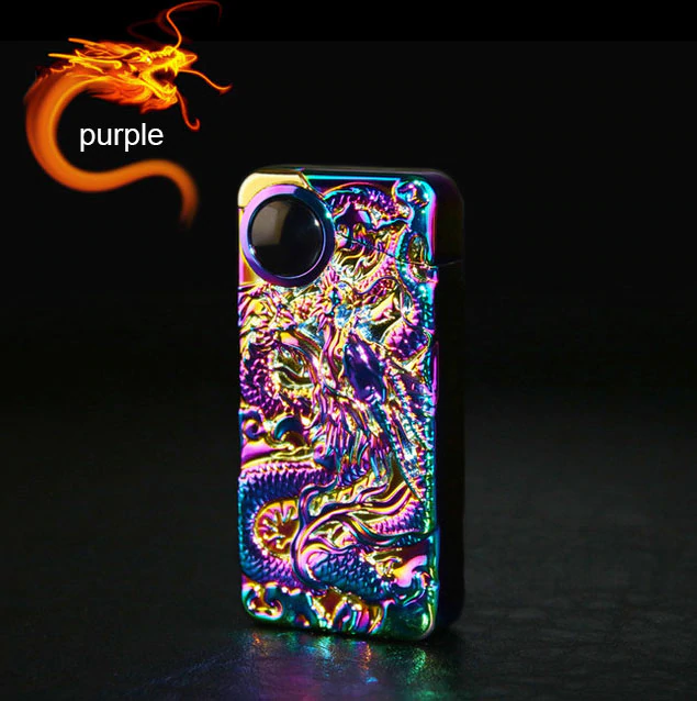 Thumbnail: New Double Plasma Lighter Windproof Electronic USB Recharge