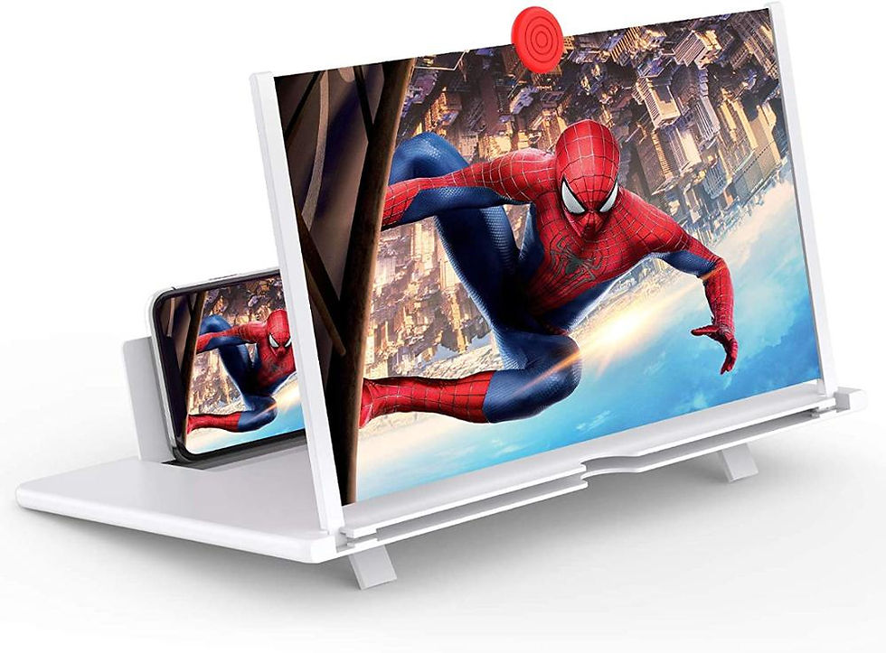 Indexkép: 12" Screen Magnifier 3D HD Mobile Phone Magnifier Projector Screen