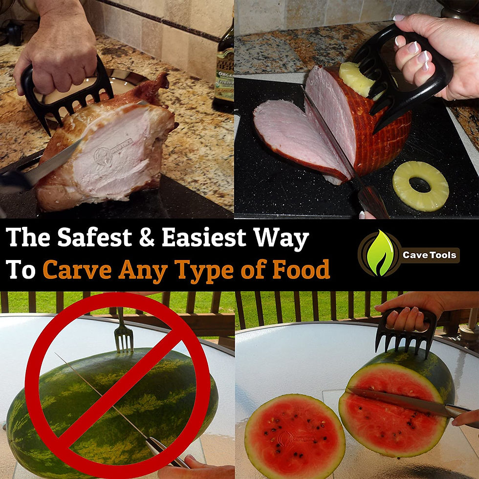 Thumbnail:  Meat Claws for Shredding Pulled Pork, Chicken, Turkey, and Beef- Handling & Ca