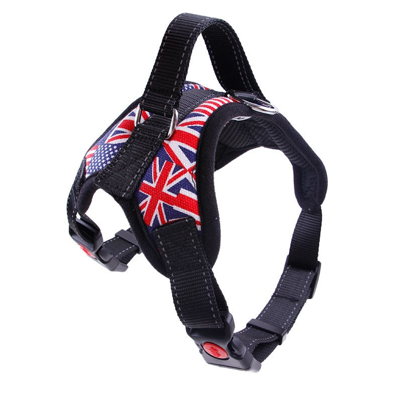 Thumbnail: Nylon Heavy Duty Dog Pet Harness Collar Adjustable Padded