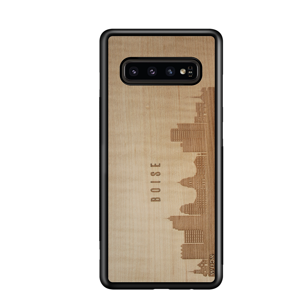 Thumbnail: CityScape Wooden Phone Case (Boise ID Skyline)