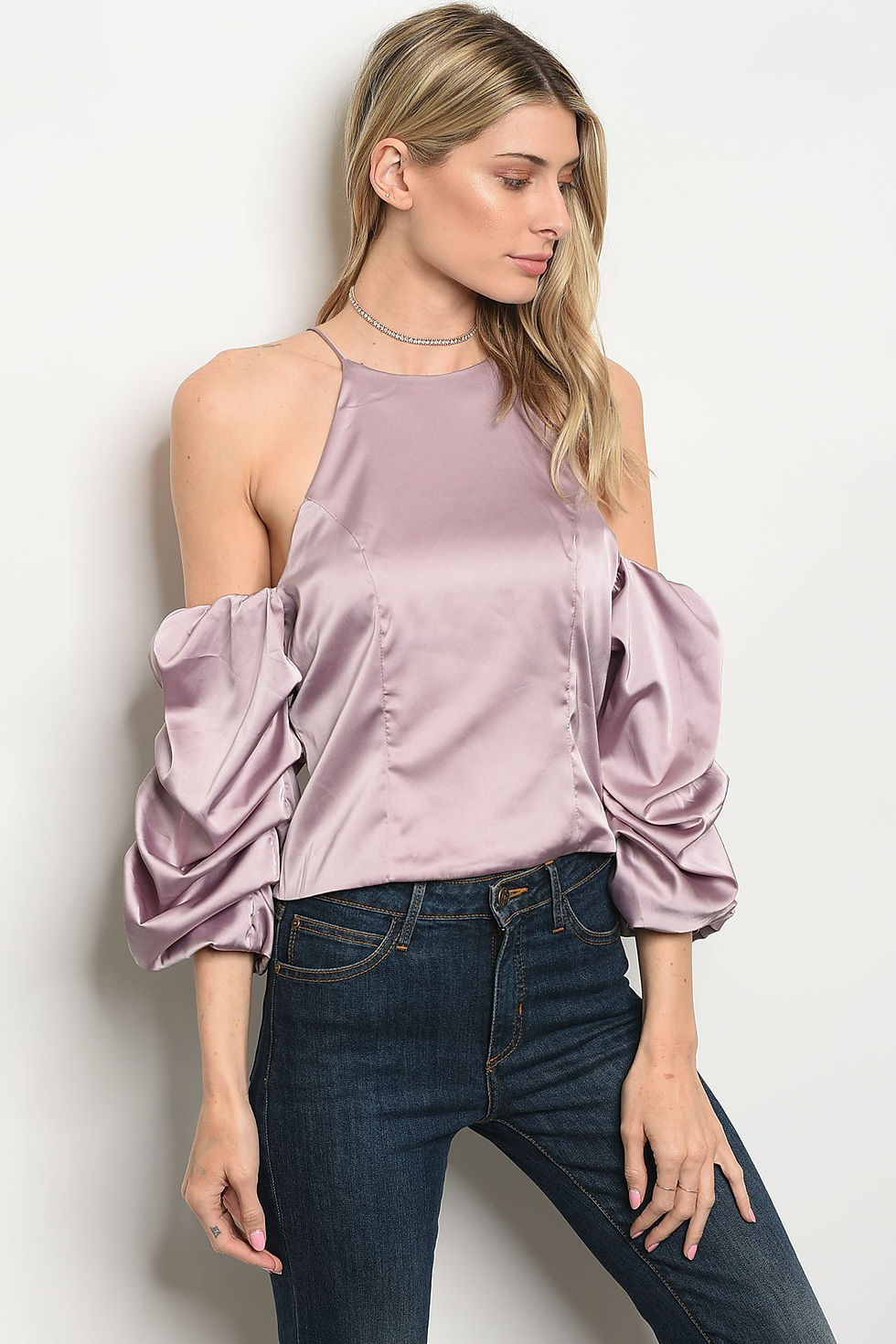 Thumbnail: Womens Satin Top