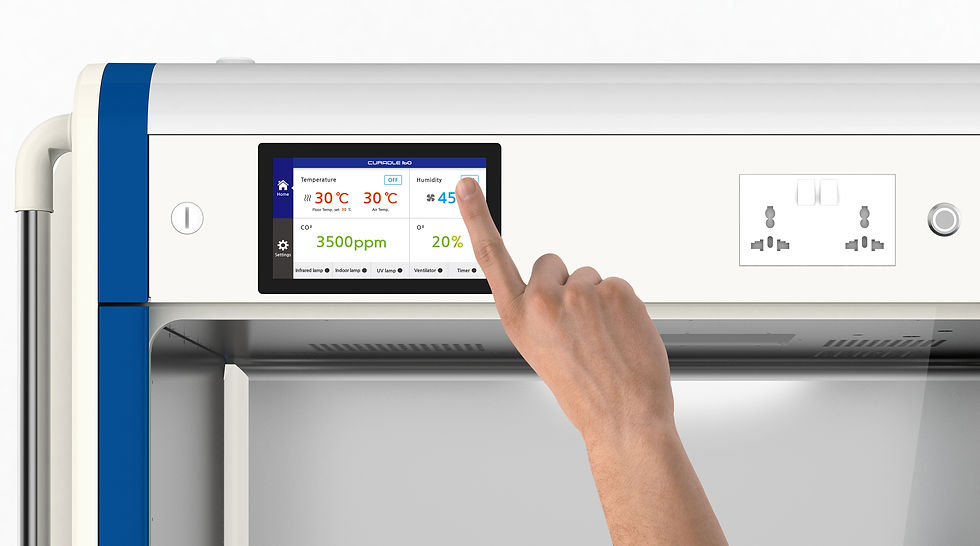 תמונה ממוזערת: Curadle Pro+ 160 "אינקובטור "חכם