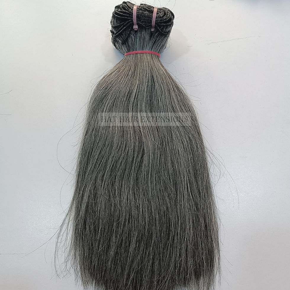 Thumbnail: Grey Human Hair Extensions
