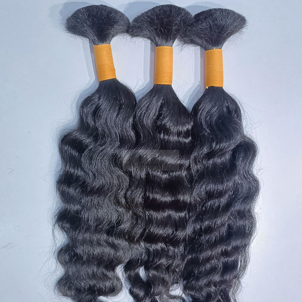 Miniatura: bulk raw curly human hair from india