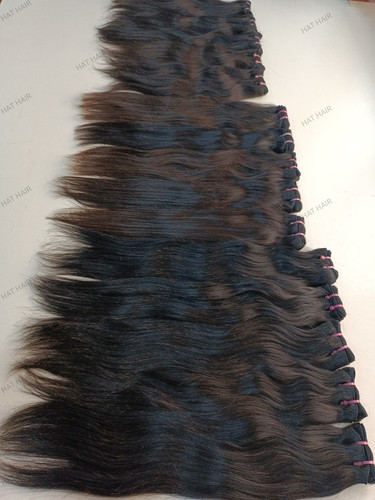 Raw Indian Straight Human Hair Extensions Temple Hair
